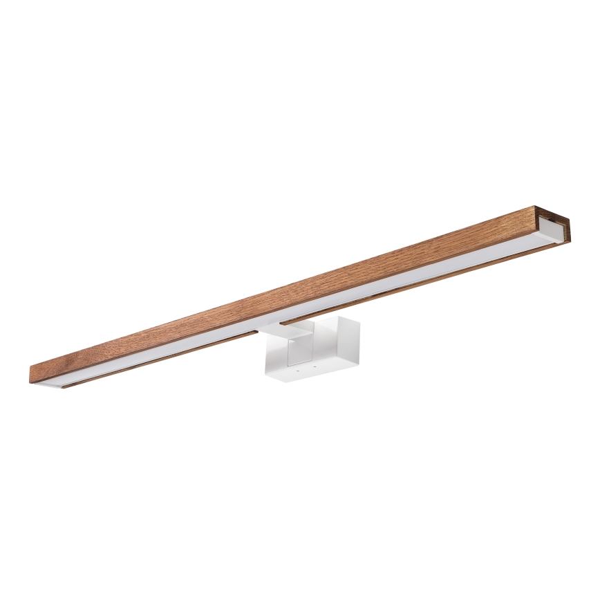 Brilagi - WOODY MIRROR 3-in-1 LED Bathroom Mirror Light LED/15W/230V 80 cm IP44 White/Oak Cherry