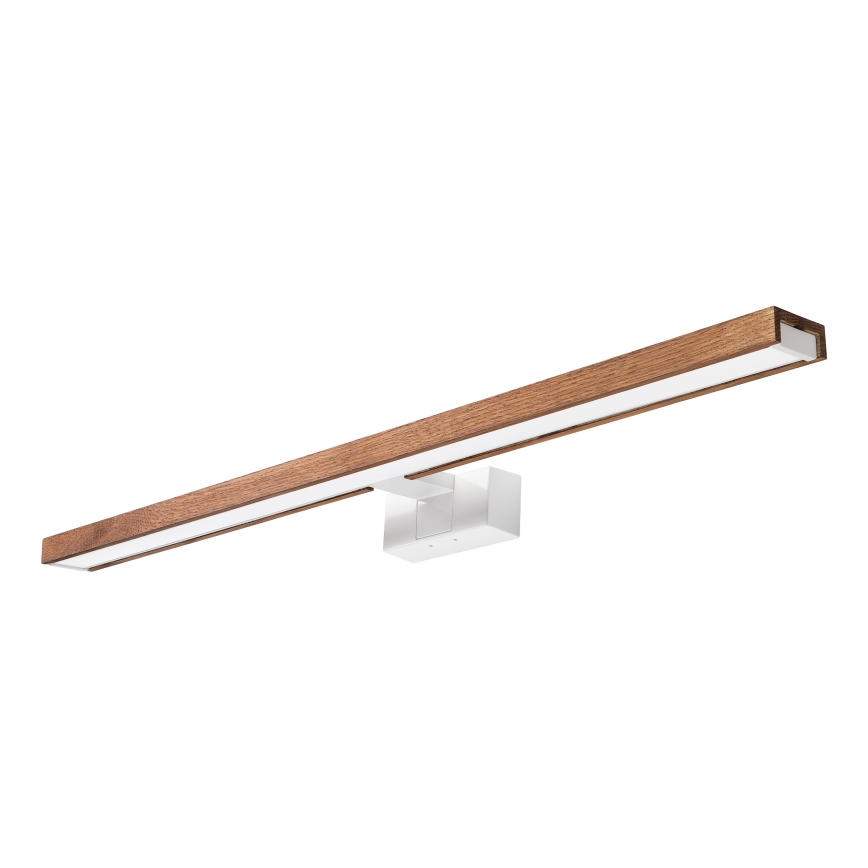 Brilagi - WOODY MIRROR 3-in-1 LED Bathroom Mirror Light LED/15W/230V 80 cm IP44 White/Oak Cherry