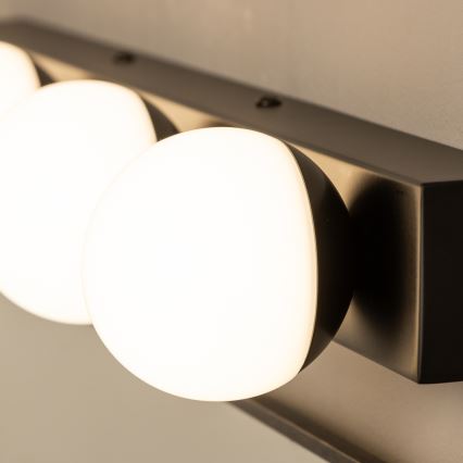 Brilagi - HOLLYWOOD LED Bathroom Mirror Light 4xLED/3W/230V 53 cm IP44 Black