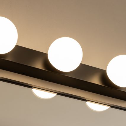 Brilagi - HOLLYWOOD LED Bathroom Mirror Light 4xLED/3W/230V 53 cm IP44 Black
