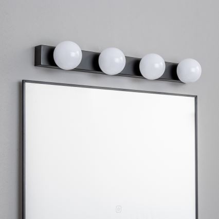Brilagi - HOLLYWOOD LED Bathroom Mirror Light 4xLED/3W/230V 53 cm IP44 Black