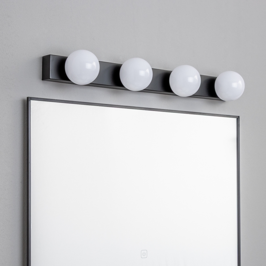 Brilagi - HOLLYWOOD LED Bathroom Mirror Light 4xLED/3W/230V 53 cm IP44 Black