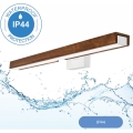 Brilagi - LED Bathroom mirror lighting WOODY MIRROR LED/12W/230V 60 cm IP44 oak cherry/white
