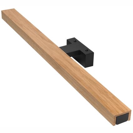 Brilagi - LED Bathroom mirror lighting WOODY MIRROR LED/12W/230V 60 cm IP44 oak/black