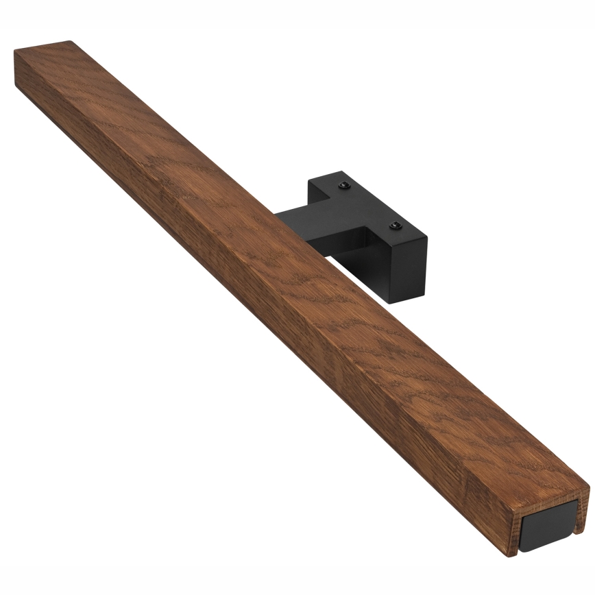 Brilagi - LED Bathroom mirror lighting WOODY MIRROR LED/12W/230V 60 cm IP44 oak cherry/black