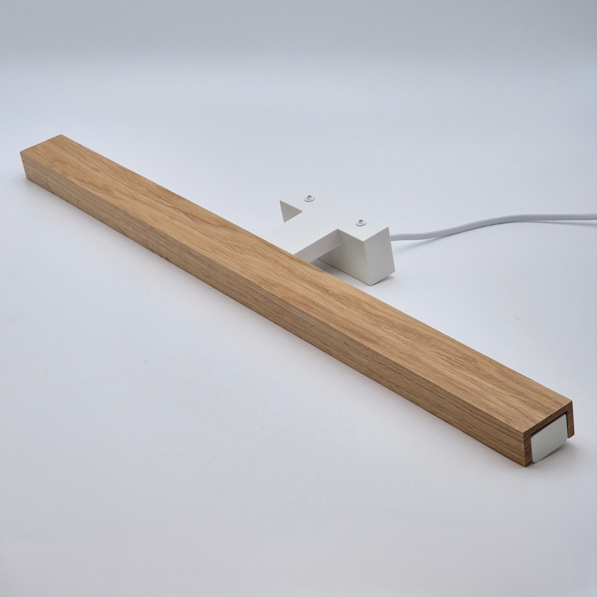 Brilagi - LED Bathroom mirror lighting WOODY MIRROR LED/12W/230V 60 cm IP44 oak/white