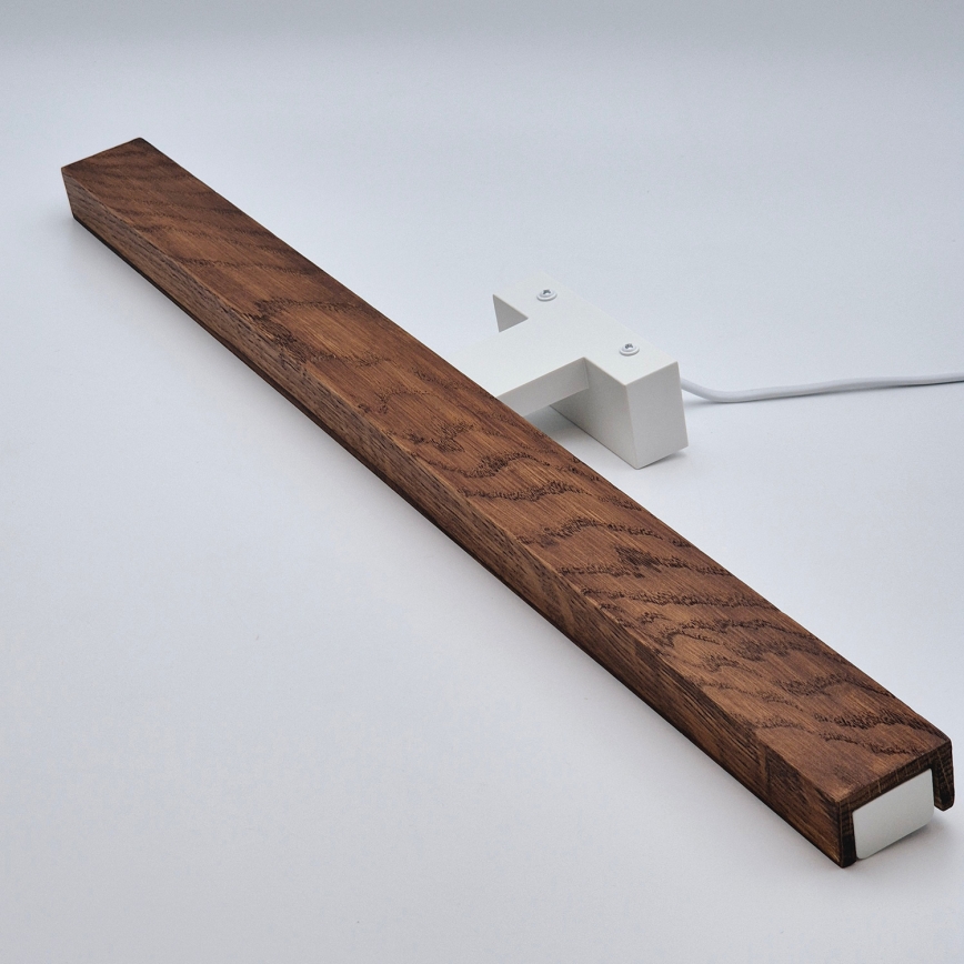 Brilagi - LED Bathroom mirror lighting WOODY MIRROR LED/12W/230V 60 cm IP44 oak cherry/white