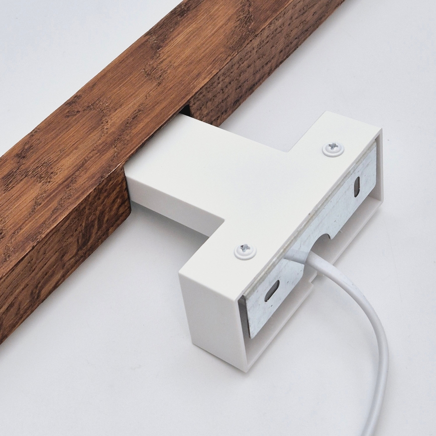 Brilagi - LED Bathroom mirror lighting WOODY MIRROR LED/12W/230V 60 cm IP44 oak cherry/white