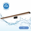 Brilagi - LED Bathroom mirror lighting WOODY MIRROR LED/15W/230V 90 cm IP44 oak cherry/black