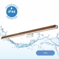 Brilagi - LED Bathroom mirror lighting WOODY MIRROR LED/15W/230V 90 cm IP44 oak cherry/white