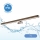 Brilagi - LED Bathroom mirror lighting WOODY MIRROR LED/15W/230V 90 cm IP44 oak walnut/shiny chrome