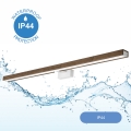 Brilagi - LED Bathroom mirror lighting WOODY MIRROR LED/15W/230V 90 cm IP44 oak walnut/white