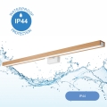 Brilagi - LED Bathroom mirror lighting WOODY MIRROR LED/15W/230V 90 cm IP44 oak/white