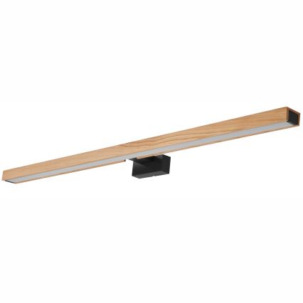 Brilagi - LED Bathroom mirror lighting WOODY MIRROR LED/15W/230V 90 cm IP44 oak/black
