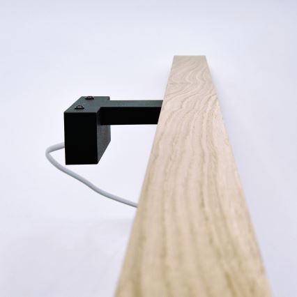 Brilagi - LED Bathroom mirror lighting WOODY MIRROR LED/15W/230V 90 cm IP44 oak/black
