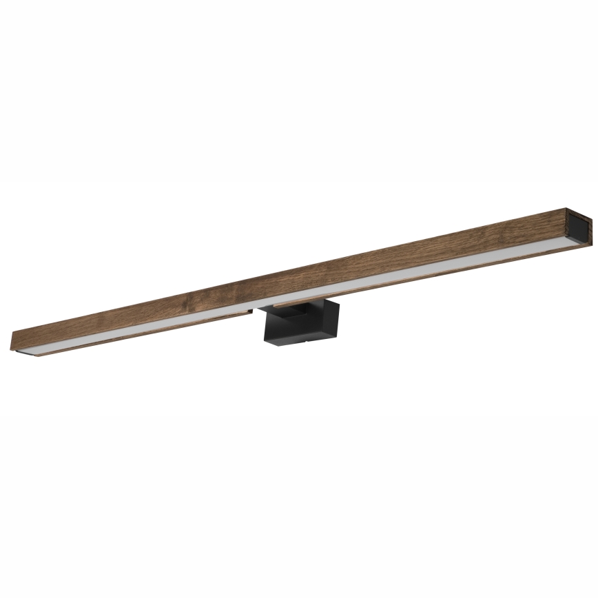 Brilagi - LED Bathroom mirror lighting WOODY MIRROR LED/15W/230V 90 cm IP44 oak walnut/black