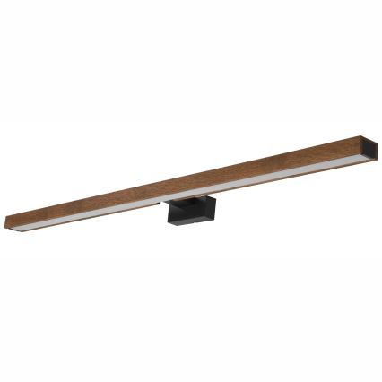 Brilagi - LED Bathroom mirror lighting WOODY MIRROR LED/15W/230V 90 cm IP44 oak cherry/black