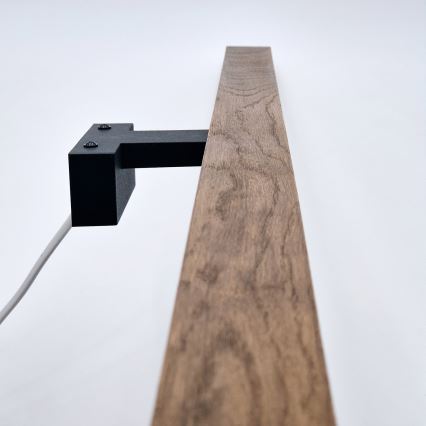 Brilagi - LED Bathroom mirror lighting WOODY MIRROR LED/15W/230V 90 cm IP44 oak cherry/black