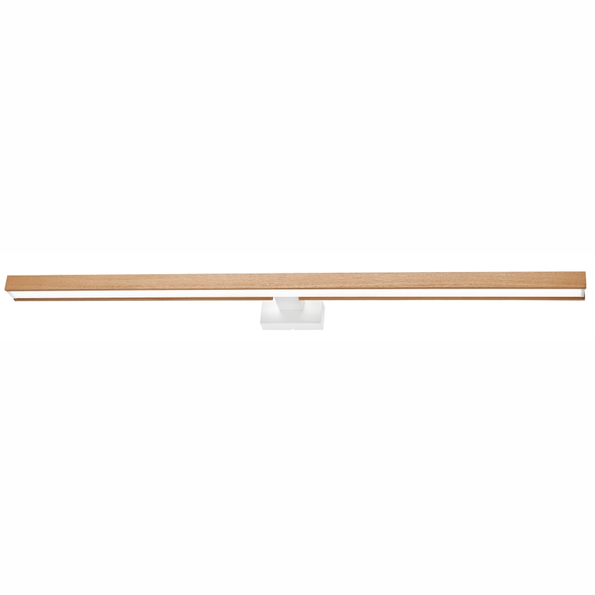Brilagi - LED Bathroom mirror lighting WOODY MIRROR LED/15W/230V 90 cm IP44 oak/white