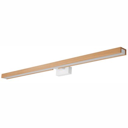 Brilagi - LED Bathroom mirror lighting WOODY MIRROR LED/15W/230V 90 cm IP44 oak/white