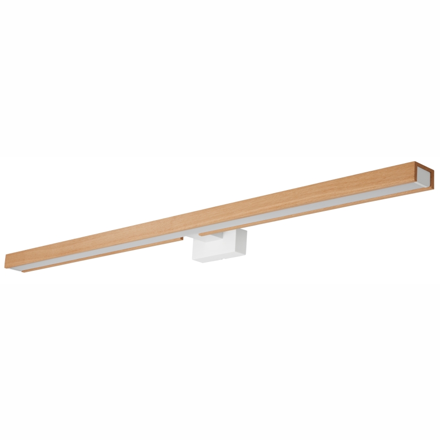 Brilagi - LED Bathroom mirror lighting WOODY MIRROR LED/15W/230V 90 cm IP44 oak/white