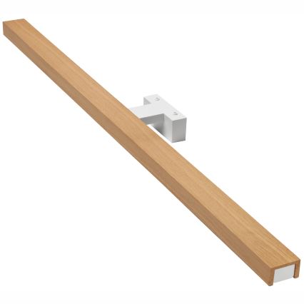 Brilagi - LED Bathroom mirror lighting WOODY MIRROR LED/15W/230V 90 cm IP44 oak/white