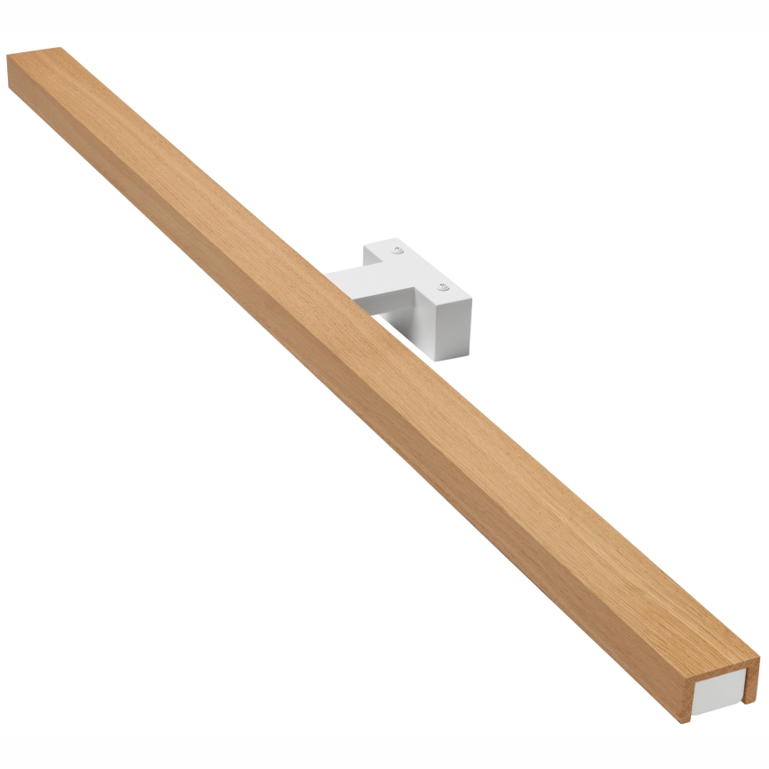 Brilagi - LED Bathroom mirror lighting WOODY MIRROR LED/15W/230V 90 cm IP44 oak/white