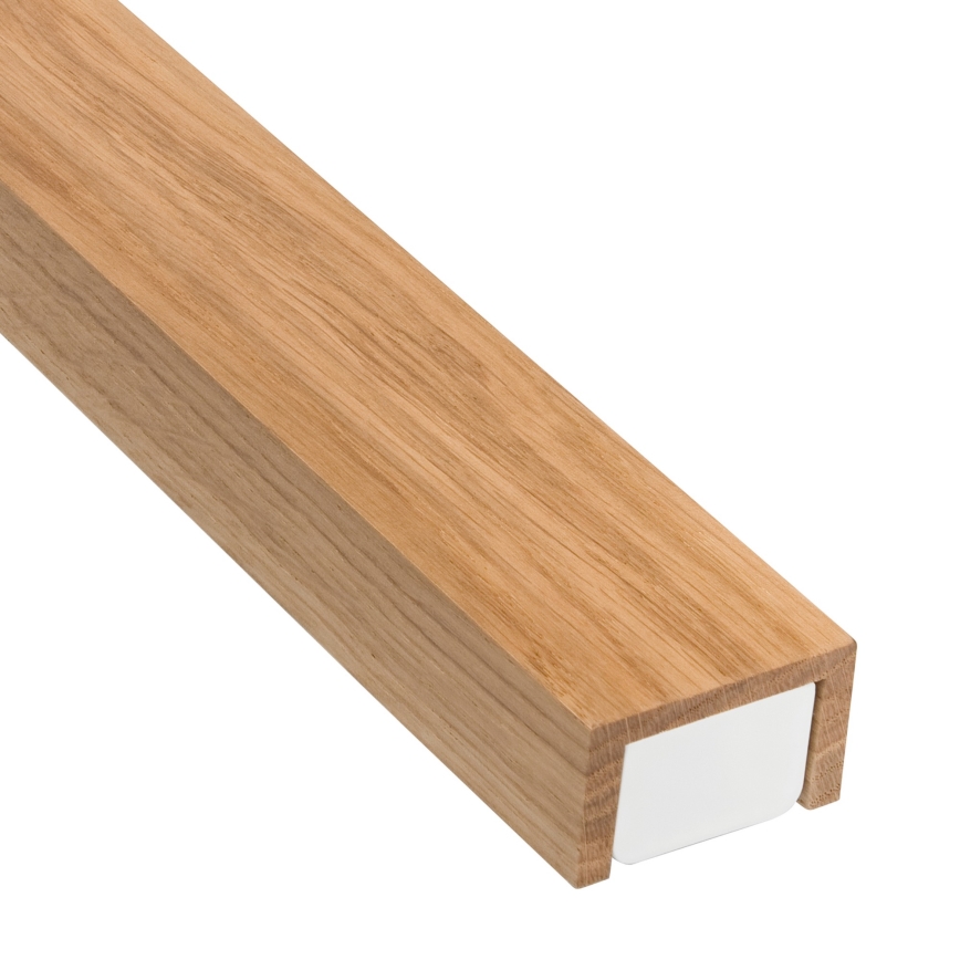 Brilagi - LED Bathroom mirror lighting WOODY MIRROR LED/15W/230V 90 cm IP44 oak/white