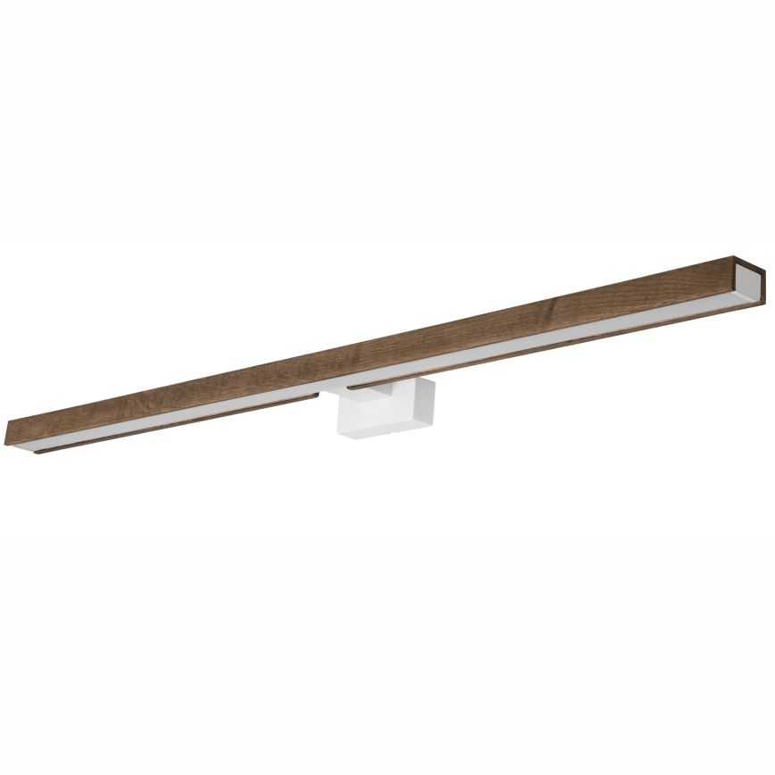 Brilagi - LED Bathroom mirror lighting WOODY MIRROR LED/15W/230V 90 cm IP44 oak walnut/white