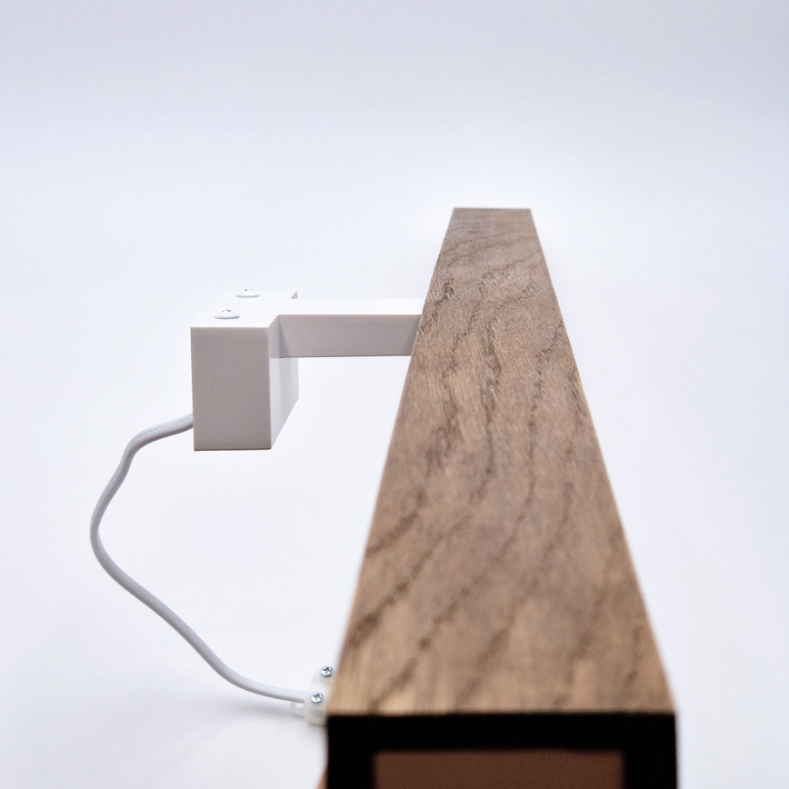 Brilagi - LED Bathroom mirror lighting WOODY MIRROR LED/15W/230V 90 cm IP44 oak cherry/white