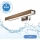 Brilagi - LED Bathroom mirror lighting WOODY MIRROR LED/8W/230V 40 cm IP44 oak walnut/shiny chrome