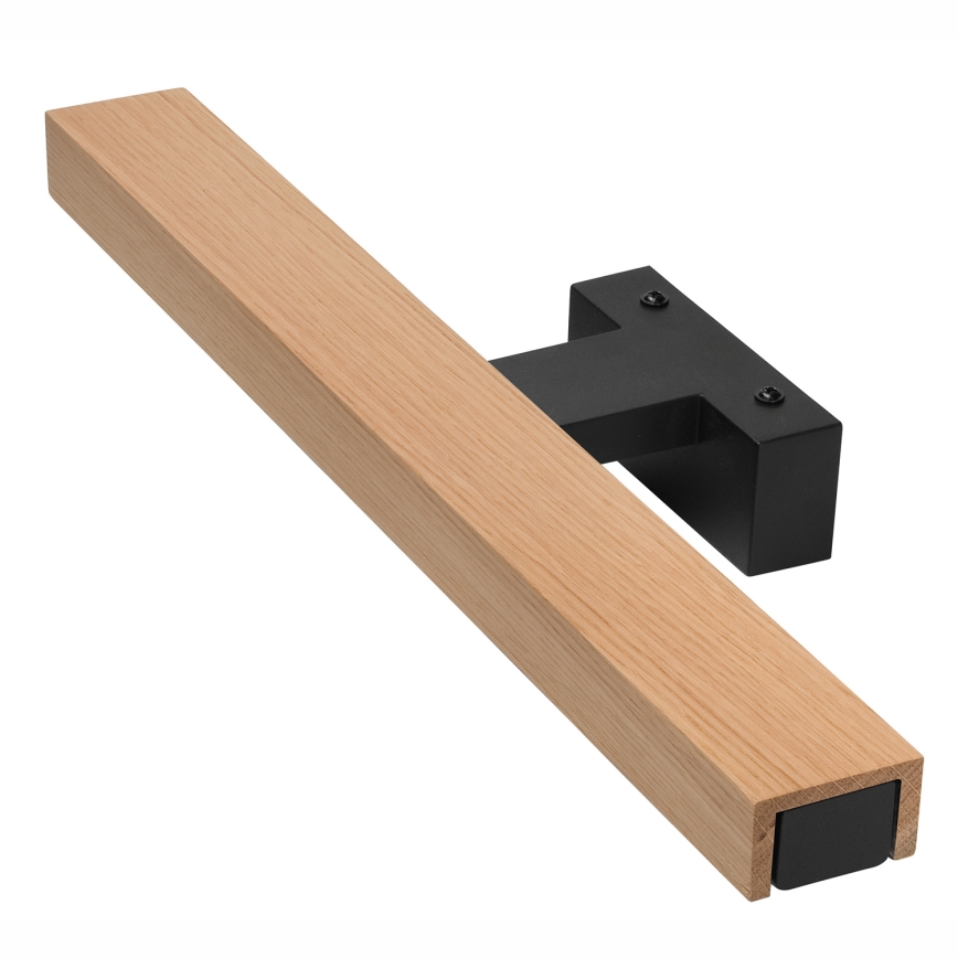 Brilagi - LED Bathroom mirror lighting WOODY MIRROR LED/8W/230V 40 cm IP44 oak/black