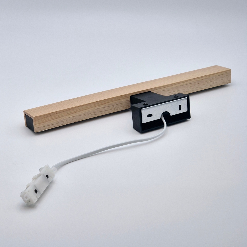 Brilagi - LED Bathroom mirror lighting WOODY MIRROR LED/8W/230V 40 cm IP44 oak/black