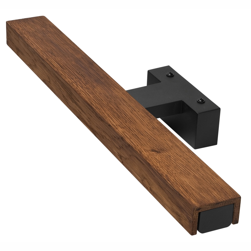 Brilagi - LED Bathroom mirror lighting WOODY MIRROR LED/8W/230V 40 cm IP44 oak cherry/black