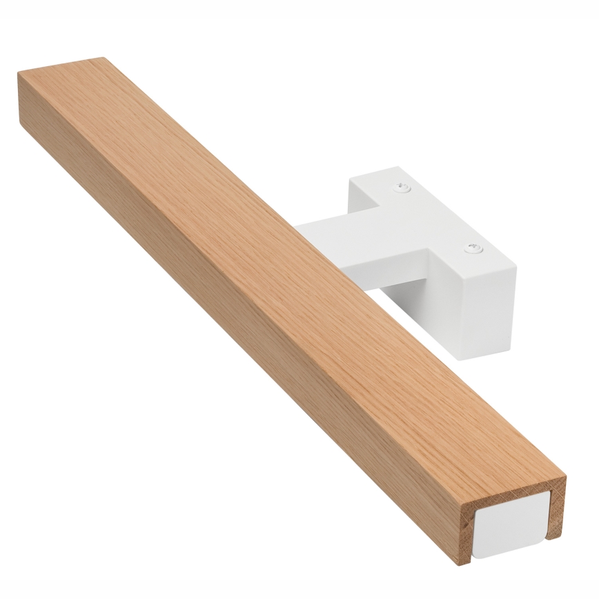 Brilagi - LED Bathroom mirror lighting WOODY MIRROR LED/8W/230V 40 cm IP44 oak/white
