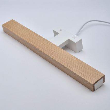 Brilagi - LED Bathroom mirror lighting WOODY MIRROR LED/8W/230V 40 cm IP44 oak/white