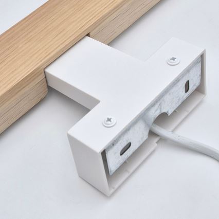 Brilagi - LED Bathroom mirror lighting WOODY MIRROR LED/8W/230V 40 cm IP44 oak/white