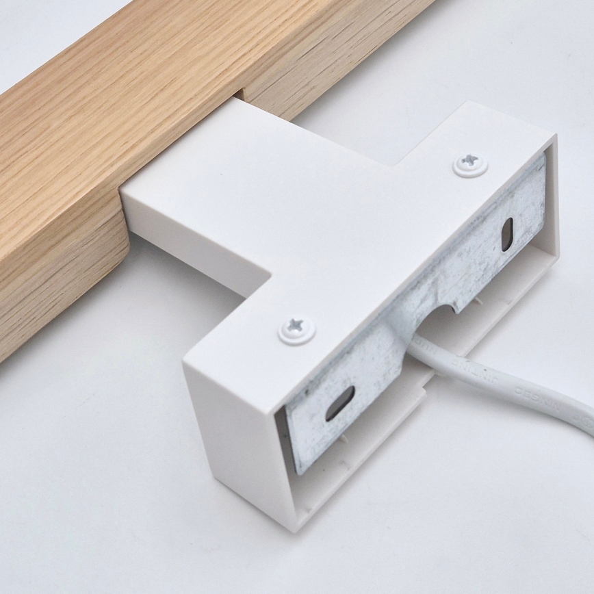 Brilagi - LED Bathroom mirror lighting WOODY MIRROR LED/8W/230V 40 cm IP44 oak/white