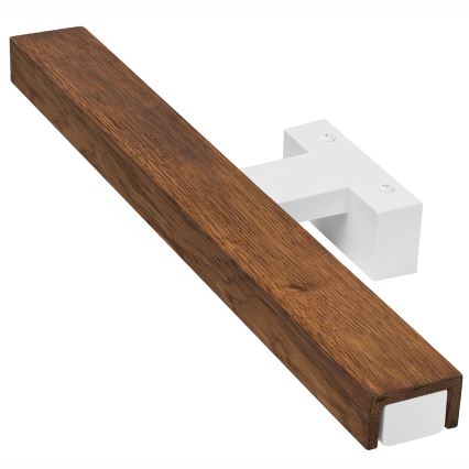Brilagi - LED Bathroom mirror lighting WOODY MIRROR LED/8W/230V 40 cm IP44 oak cherry/white