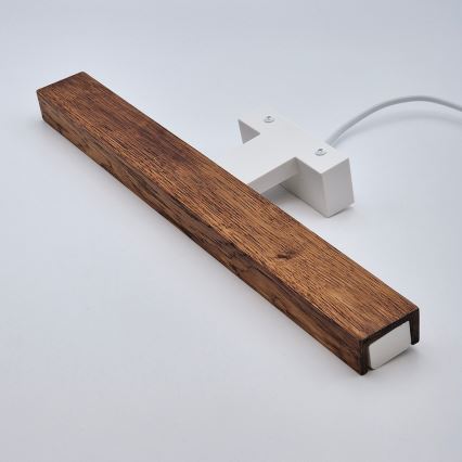 Brilagi - LED Bathroom mirror lighting WOODY MIRROR LED/8W/230V 40 cm IP44 oak cherry/white