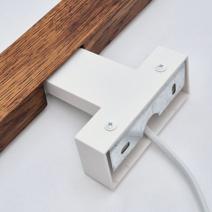 Brilagi - LED Bathroom mirror lighting WOODY MIRROR LED/8W/230V 40 cm IP44 oak cherry/white
