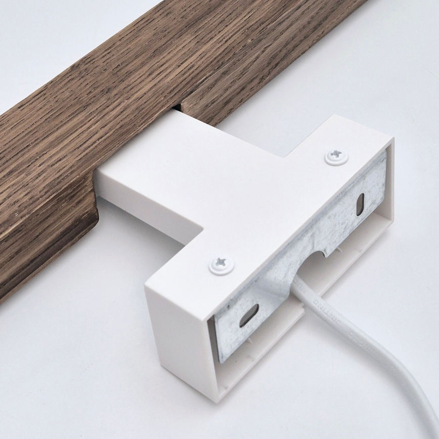 Brilagi - LED Bathroom mirror lighting WOODY MIRROR LED/8W/230V 40 cm IP44 oak walnut/white