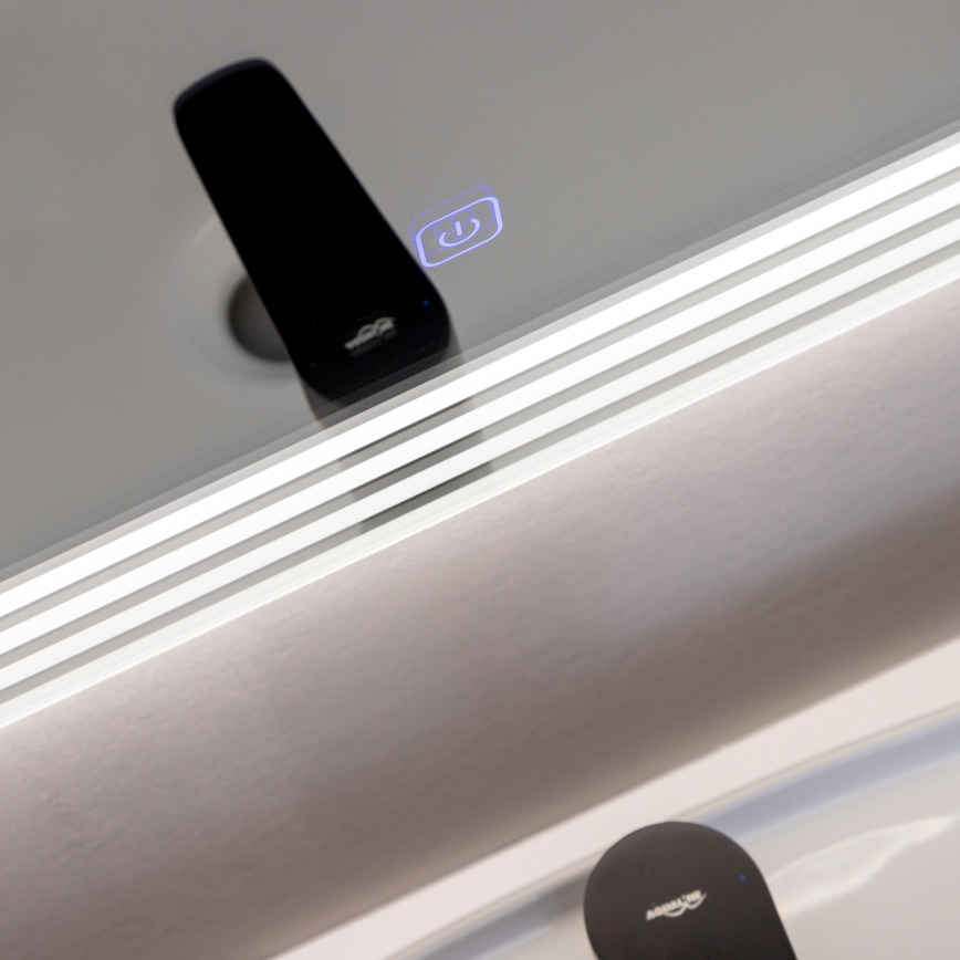 Brilagi - LED Bathroom Mirror MELZO LED/28W/230V 60x80 cm IP44 CRI 90 dimmable + CCT