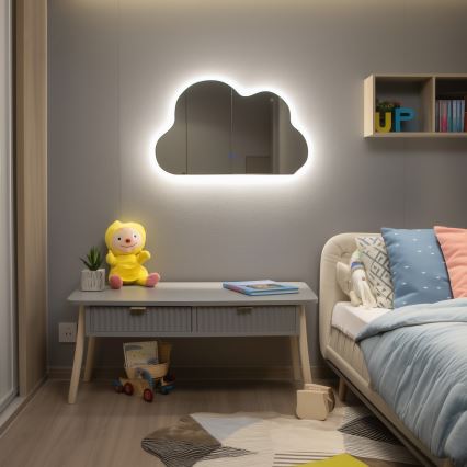 Brilagi - NUVOLA LED Bathroom Mirror 19W/230V 37x60 cm IP44 CRI 90 dimmable + adjustable CCT