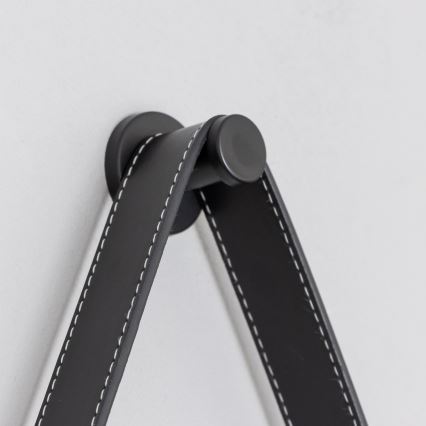 Brilagi - PALANZO LED Bathroom Mirror LED/19W/230V Ø 60 cm Black IP44 CRI 90 Dimmable + CCT