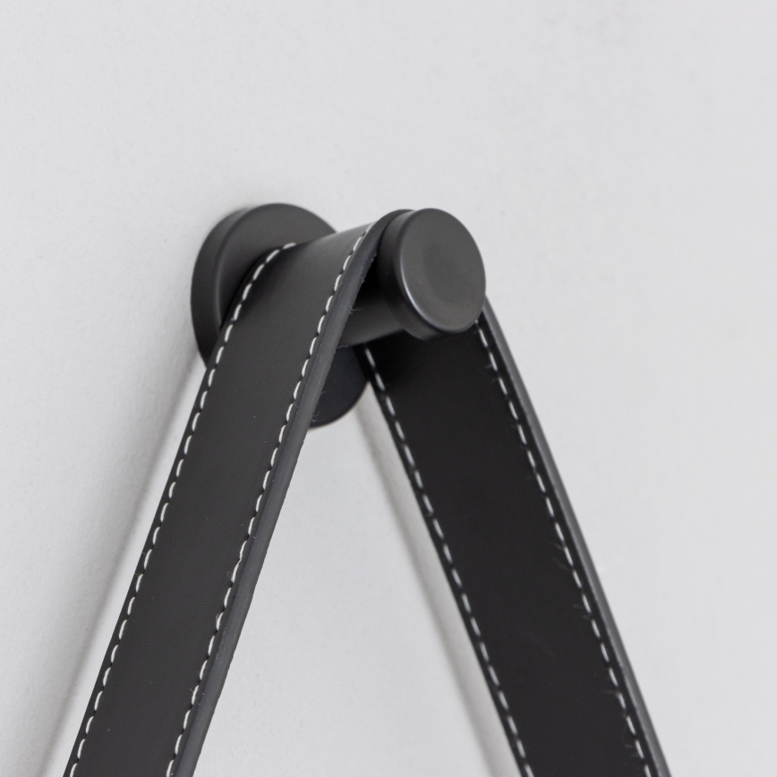 Brilagi - PALANZO LED Bathroom Mirror LED/19W/230V Ø 60 cm Black IP44 CRI 90 Dimmable + CCT