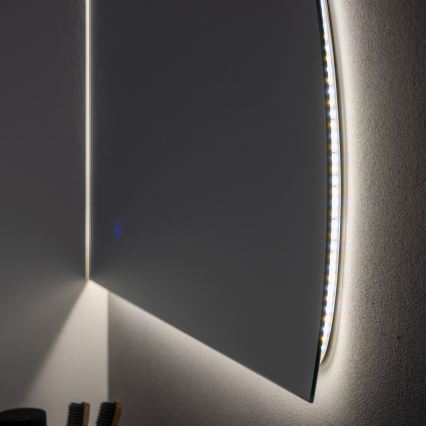 Brilagi - QUARTIERE LED Bathroom Mirror, LED/18W/230V, 50x55 cm, IP44, CRI 90, Dimmable + CCT