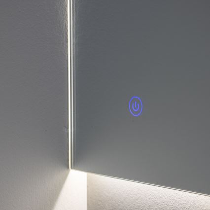 Brilagi - QUARTIERE LED Bathroom Mirror, LED/18W/230V, 50x55 cm, IP44, CRI 90, Dimmable + CCT