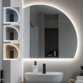 BRILAGI - LED Bathroom mirror QUARTIERE LED/25W/230V 70x75 cm IP44 CRI 90 dimmable + CCT