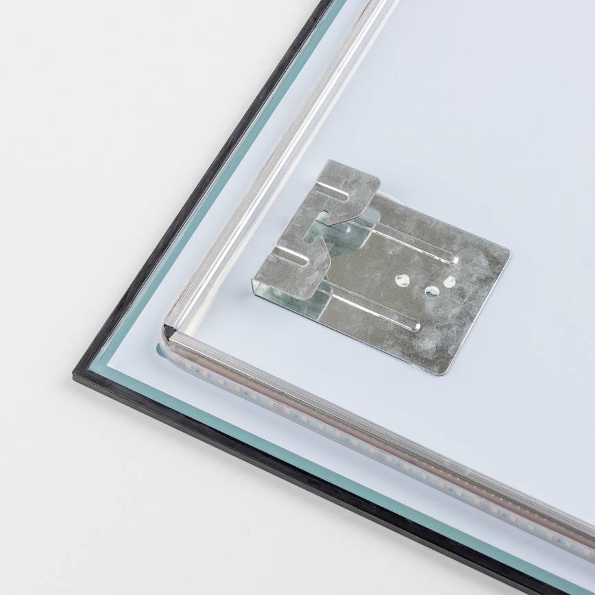 Brilagi - LED Bathroom Mirror SUELLO LED/20W/230V 40x60 cm black IP44 CRI 90 dimmable + CCT